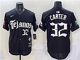 Men's Texas Rangers #32 Evan Carter Black Mexico 2025 Vapor Premier Limited Stitched Jersey,baseball caps,new era cap wholesale,wholesale hats